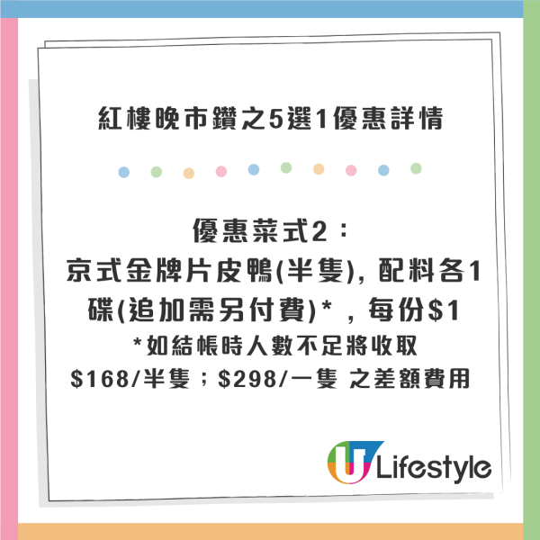 鑽石山中菜館推$1限時優惠！晚市2人起歎$1片皮鴨/羊腩煲