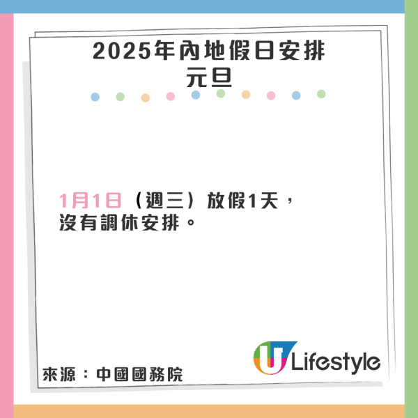 2025年內地公眾假期懶人包 北上消費避開旅遊高峰攻略！ 