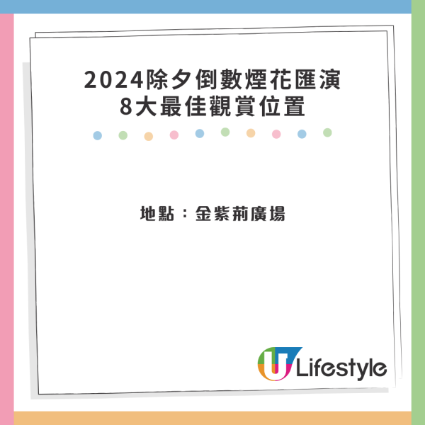 2024除夕倒數煙花匯演│8大最佳觀賞位置