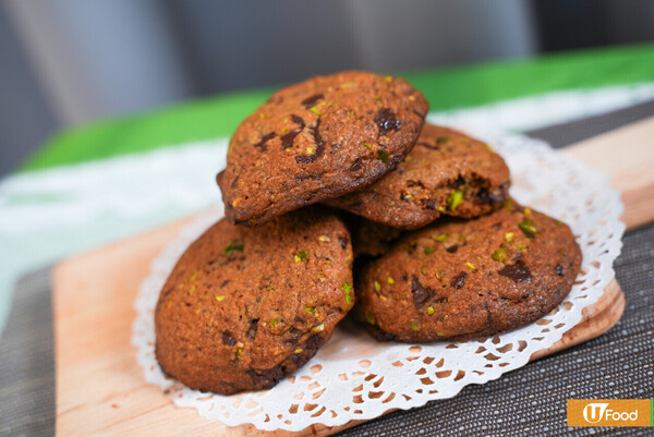 開心果朱古力美式曲奇｜外脆內軟／半溶朱古力／香脆果仁 