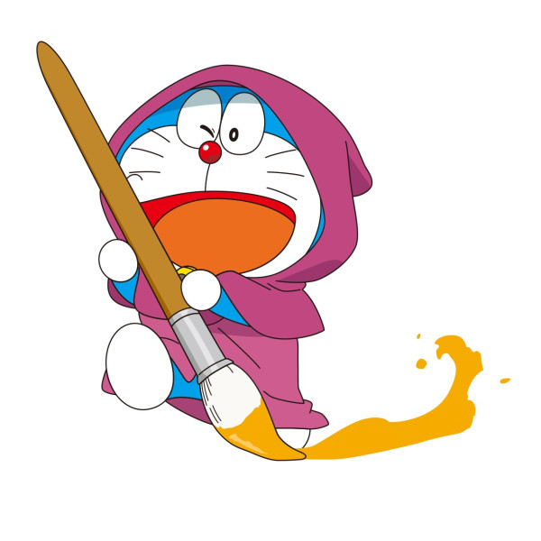 園內打造出多款電影原創秘密道具，包括可以在空氣中寫字畫畫的「空氣蠟筆豪華版」。（圖片來源︰日本環球影城官網）