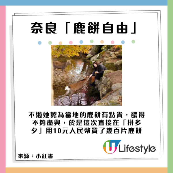 內地女教拼多多買平價鹿餅餵奈良鹿 內地網民狠批丟架 原來買奈良鹿餅仲有一作用！ 