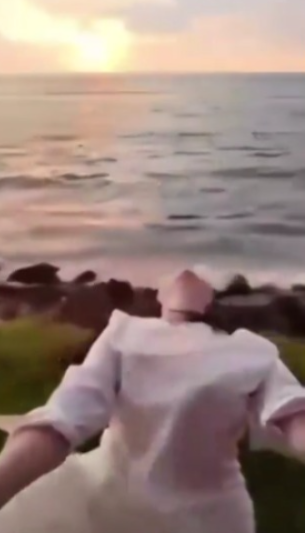 中國女斯里蘭卡火車「亡命打卡」 彎腰伸出車外 被樹枝擊中墮軌 