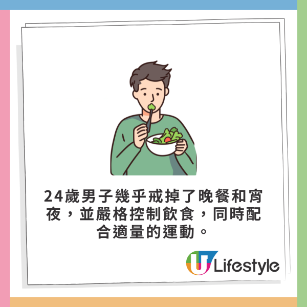 減肥｜24歲男太肥慘被分手 決心3個月甩33磅下巴變尖似韓星
