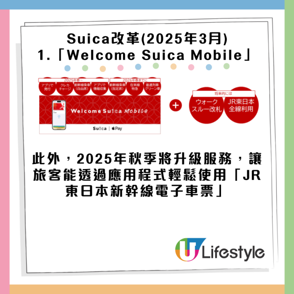 Suica卡未來6大更新一覽! 免拍卡入閘/無需充值 即睇更新時間表