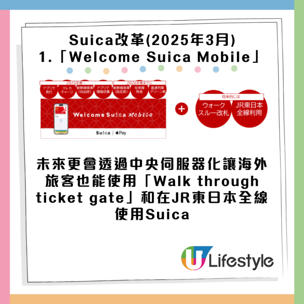 Suica卡未來6大更新一覽! 免拍卡入閘/無需充值 即睇更新時間表