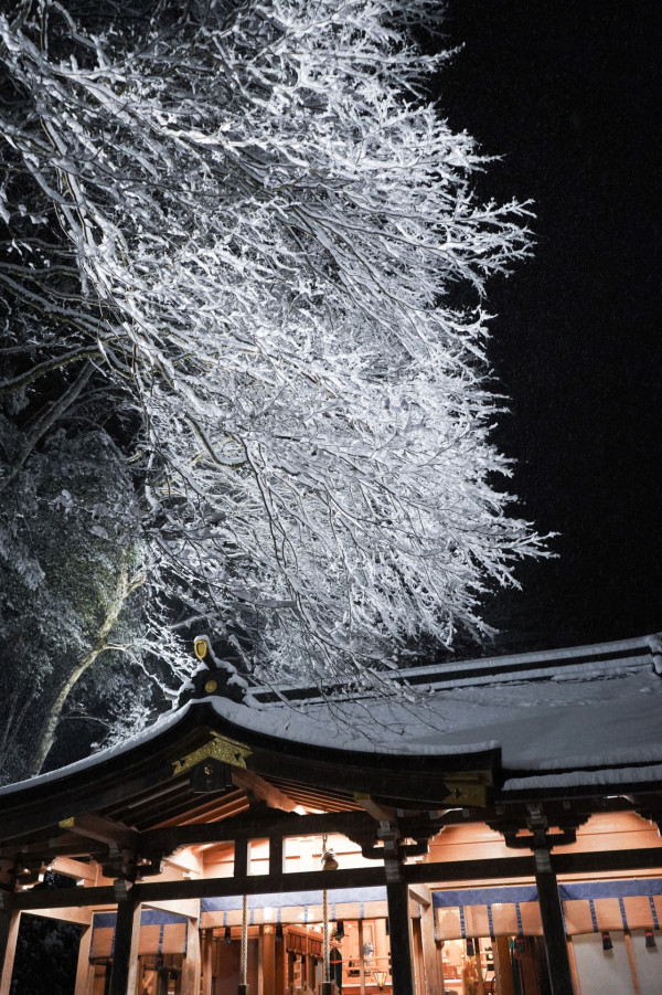 日本賞雪景點 京都貴船神社（圖片來源：Facebook@貴船神社）