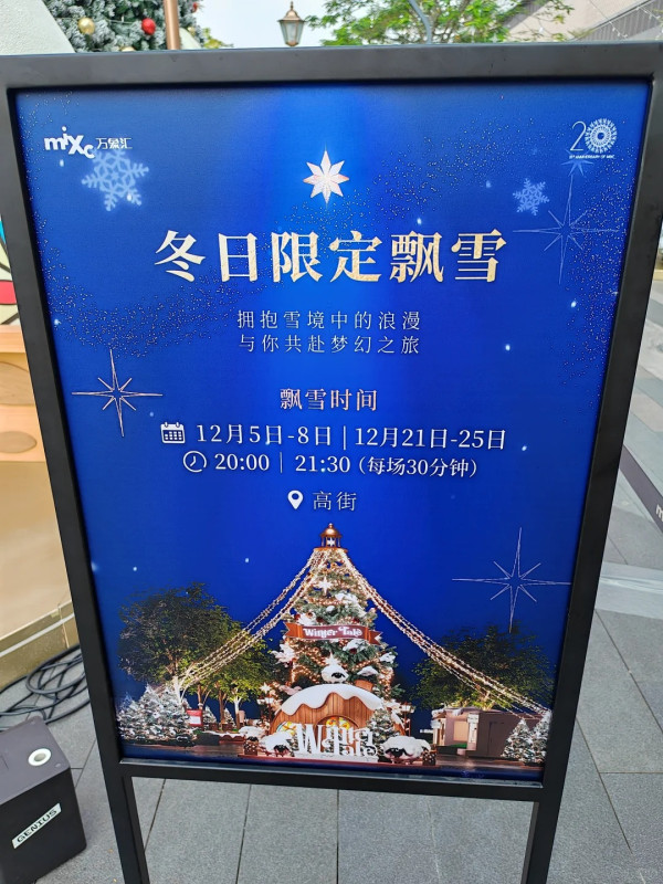 東莞聖誕氣氛好過香港？巨型打卡聖誕樹/市集人山人海 網民：擠不進去 