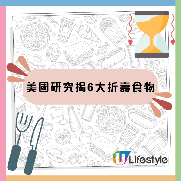 食1隻熱狗折壽36分鐘！美國研究揭6大減壽食物 某早餐組合一年減壽25天