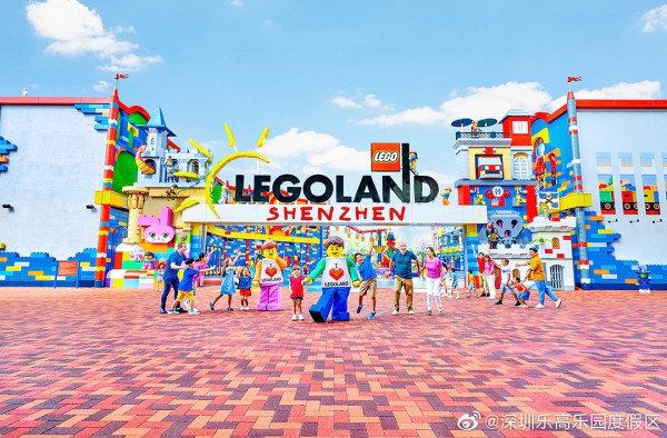 深圳LEGOLAND（圖片來源：微博＠深圳樂高樂園度假區）