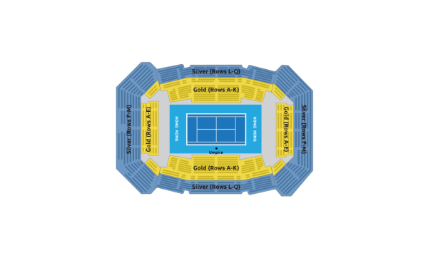 中銀香港網球公開賽2025 座位表