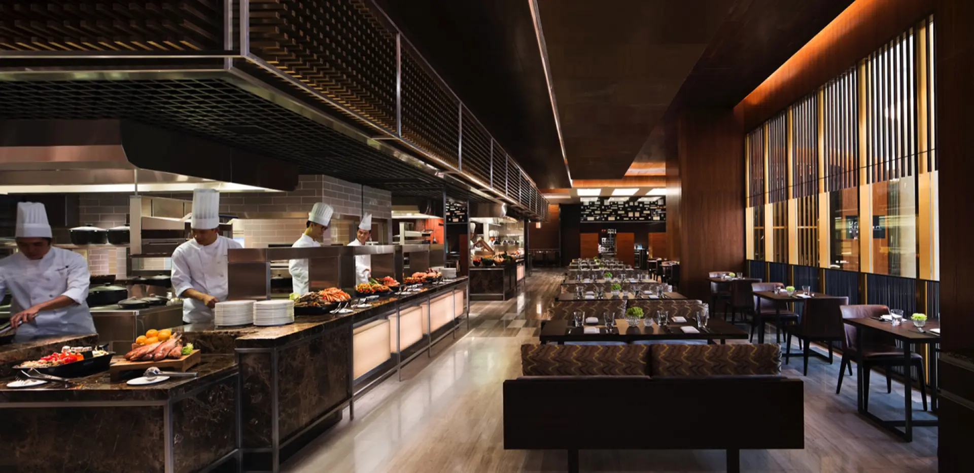 澳門JW萬豪酒店名廚都匯自助餐買1送1 HK3起嘆現煮海鮮/北京填鴨/慢煮牛扒 