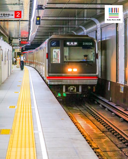 御堂筋線(圖片來源:Facebook@Osaka Metro Nine) 御堂筋線(圖片來源:Facebook@Osaka Metro Nine)