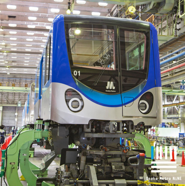 南港港城線(新電車)(圖片來源:Facebook@Osaka Metro Nine) 南港港城線(新電車)(圖片來源:Facebook@Osaka Metro Nine)