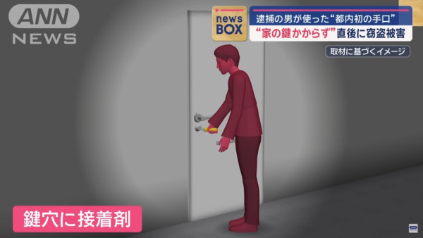 東京公寓失竊損失六位數! 26歲無業男用一招輕易闖空門
