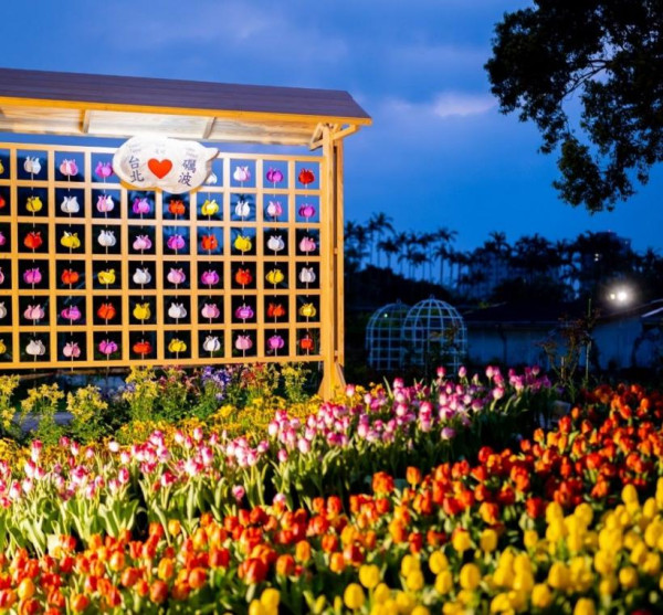士林官邸鬱金香展（圖片來源︰「花IN台北」官網）