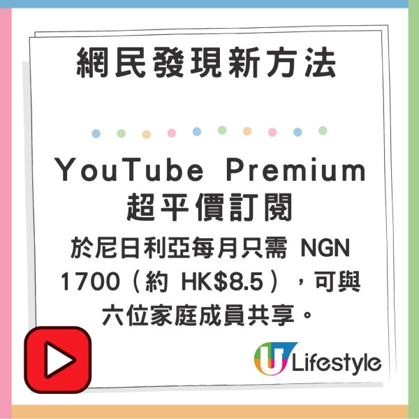 【網民分享】YouTube Premium 超平價訂閱新秘技！每月低至 HK$5.6、香港信用卡直接付款！