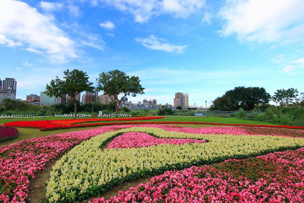 台北河濱花海（圖片來源︰「花IN台北」官網）