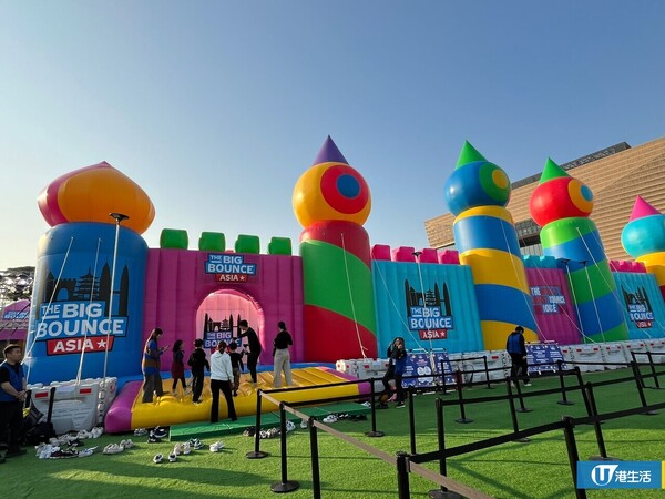 全球最大充氣彈跳樂園The Big Bounce登陸西九！佔地16,000呎+逾30個障礙賽道