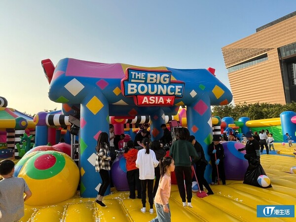 全球最大充氣彈跳樂園The Big Bounce登陸西九！佔地16,000呎+逾30個障礙賽道