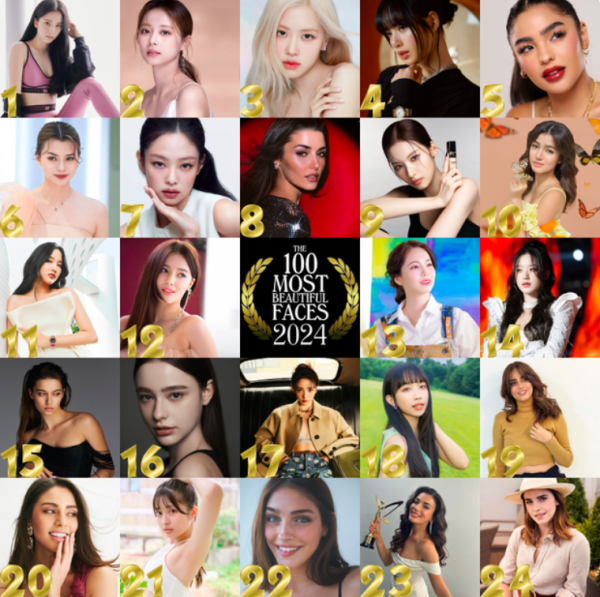 全球百大型男美女2024｜姜濤排名再創新高成亞洲第一帥 Jisoo爆冷屈居百大美女亞軍 