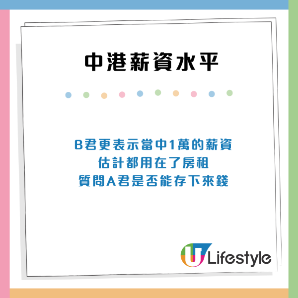 消費水平大降級? 中港兩地薪資水平大比較 網友：香港月入3萬等於內地呢個數