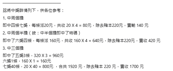 3月11日六合彩頭獎4600萬元！六合彩$440食全餐大法 網民1招低成本買齊49個號碼