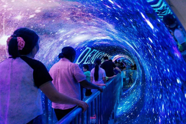 深圳紅立方科技館（圖片來源：深圳地鐵微信公眾號）