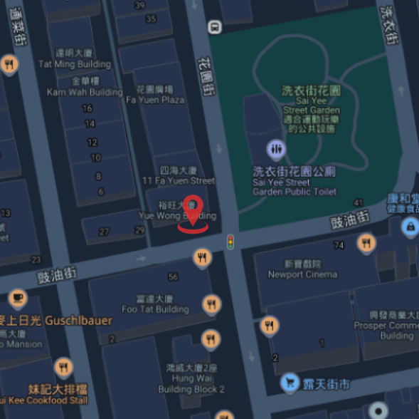 根據樓主分享的位置，大約位於旺角裕旺大廈附近，Google map 截圖。