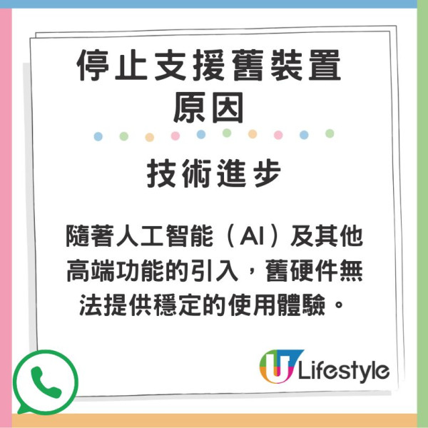 WhatsApp 1 月 1 日起停止支援部分手機！即睇受影響型號清單！