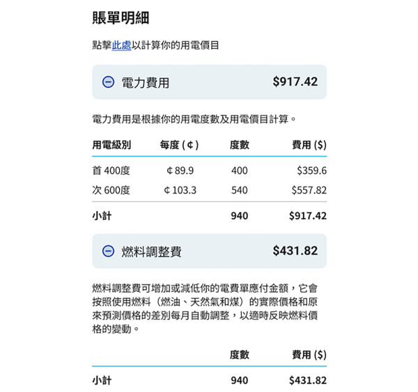 體驗全新中電One服務 即睇四大功能：查閱賬單/繳費/節能建議/選購節能產品