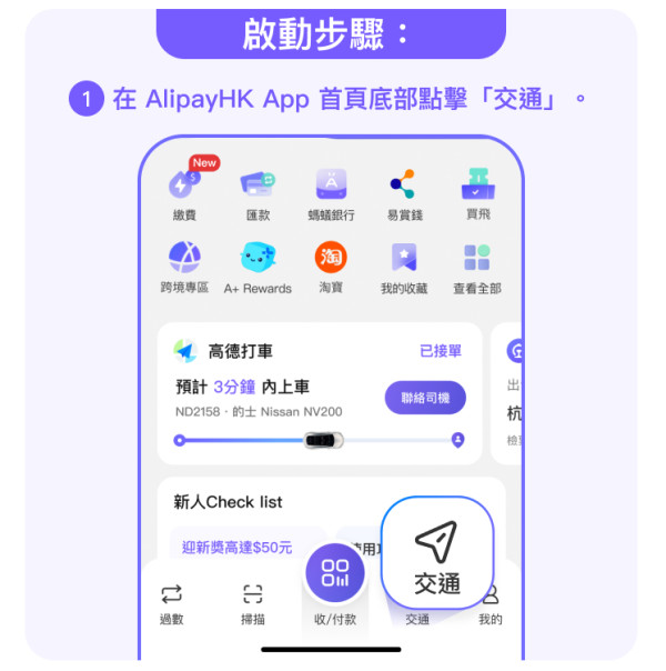AlipayHK推限時搭車優惠 賺高達$200回贈 可自動領交通補貼