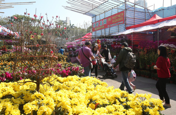 旺角花墟年宵市場（資料圖片）