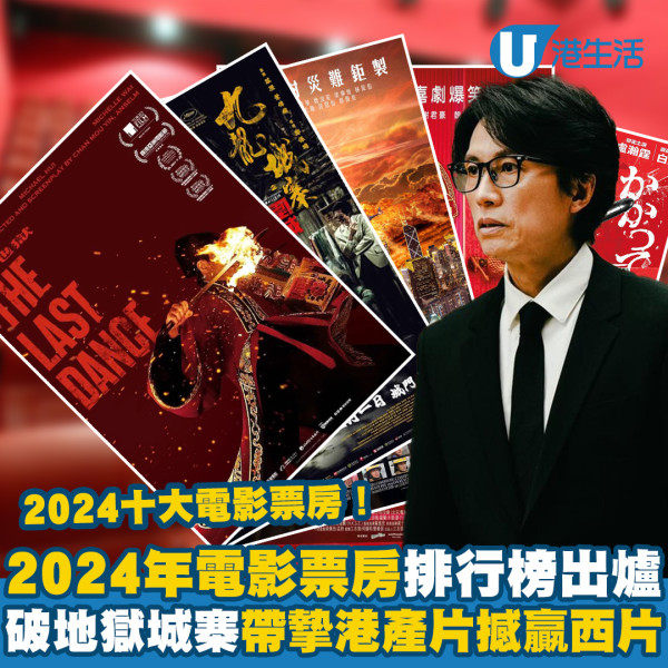 2024電影票房｜破地獄城寨帶摯港產片票房撼贏西片 惟總年度票房創13年新低 