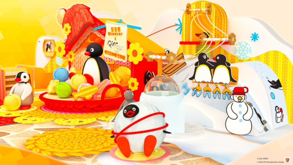 皇室堡×Pingu™ 暖笠笠鈎織雪樂園