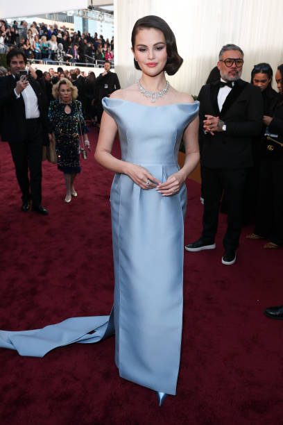 Selena Gomez 2025金球獎紅地毯盛況（圖片︰gettyimages）