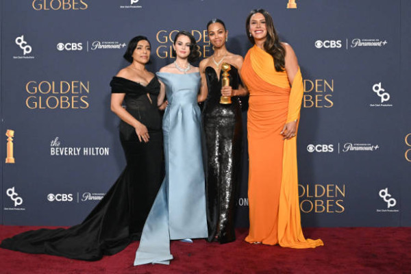 Selena Gomez 2025金球獎紅地毯盛況（圖片︰gettyimages）