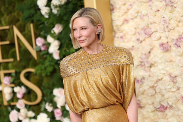  Cate Blanchett 2025金球獎紅地毯盛況（圖片︰gettyimages）