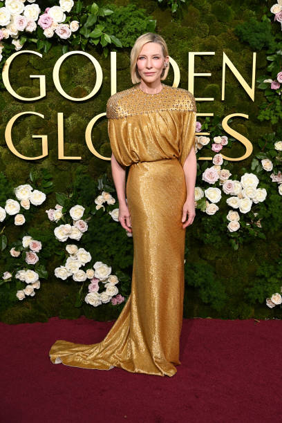  Cate Blanchett 2025金球獎紅地毯盛況（圖片︰gettyimages）