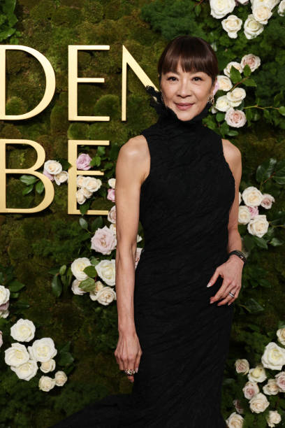 Michelle Yeoh 2025金球獎紅地毯盛況（圖片︰gettyimages）