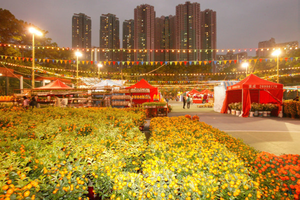 將軍澳年宵花市（資料圖片）