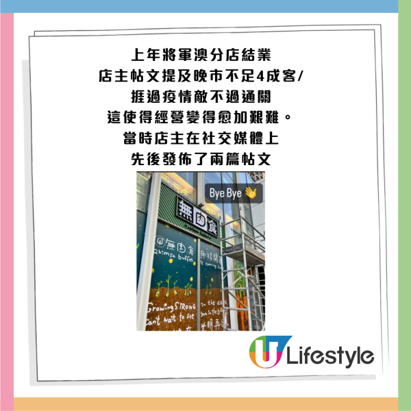 結業潮｜素食自助餐「無肉食」荃灣分店結業！曾暗示3大結業原因 網民：祈願選址重來