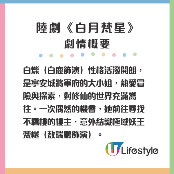 白月梵星線上看！劇情6大看點+最新追劇日曆/更新時間+演員角色關係圖