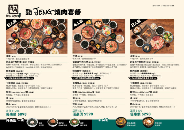 牛角副線登陸啟德體育園！「牛角J」主打燒肉定食 午市套餐$48起