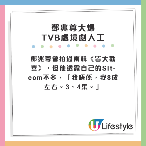 《愛回家》片酬｜演員每集人工表引熱議！吳家樂：可信性好低！鄧兆尊大爆TVB處境劇人工得咁多？