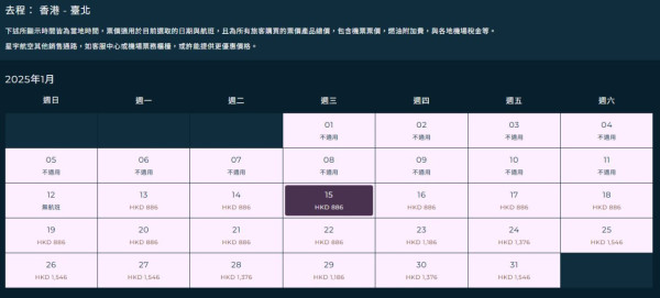 星宇航空限時優惠！台北機票來回連稅千四港元起含23kg行李 