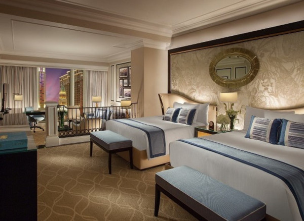 澳門威尼斯人酒店房間（圖片來源︰澳門威尼斯人酒店）