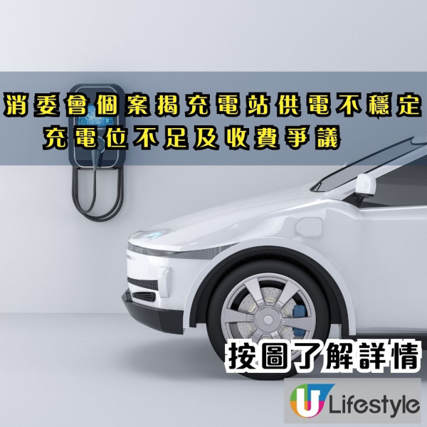 消委會去年接179宗電動車充電服務投訴 揭充電位不足/供電不穩定/收費爭議