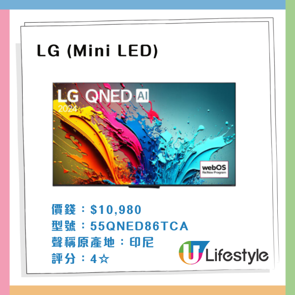 消委會55吋4K電視評測｜買電視機貼士Samsung1款電視機4.5星 LED機智能操作勝OLED