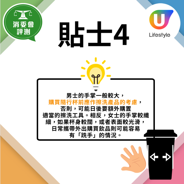 消委會保溫杯18款隨行杯比拼 邊款保溫防漏最強?高分名單公開!